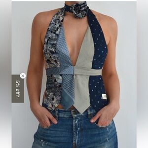 Archive The Label Tie Top